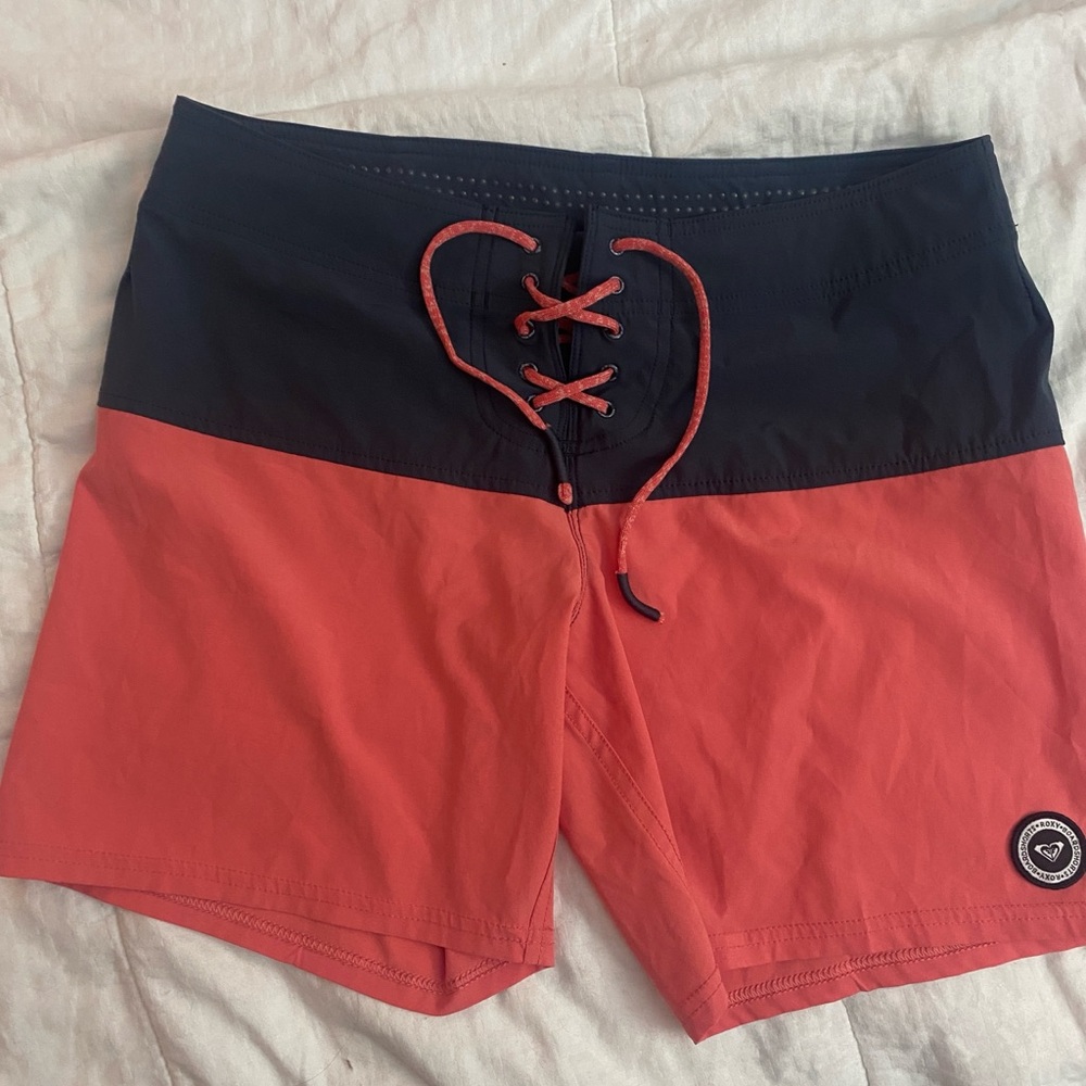 Roxy Gray and Coral Board Shorts